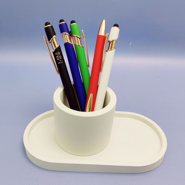 Металлическая шариковая ручка ROSES с деталями из розового золота, покрытие софт-тач, цвет в ассортименте